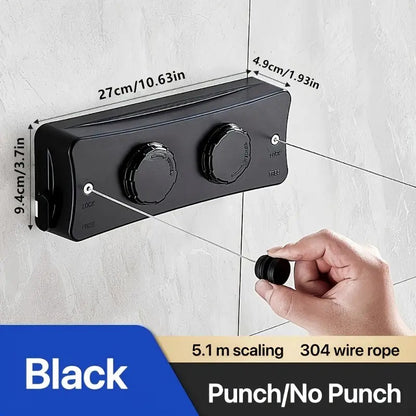 SmartPull Retractable Clothesline